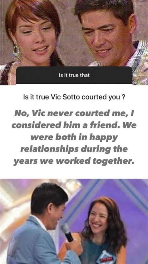 Cindy Kurleto addresses rumored past with Vic Sotto and.